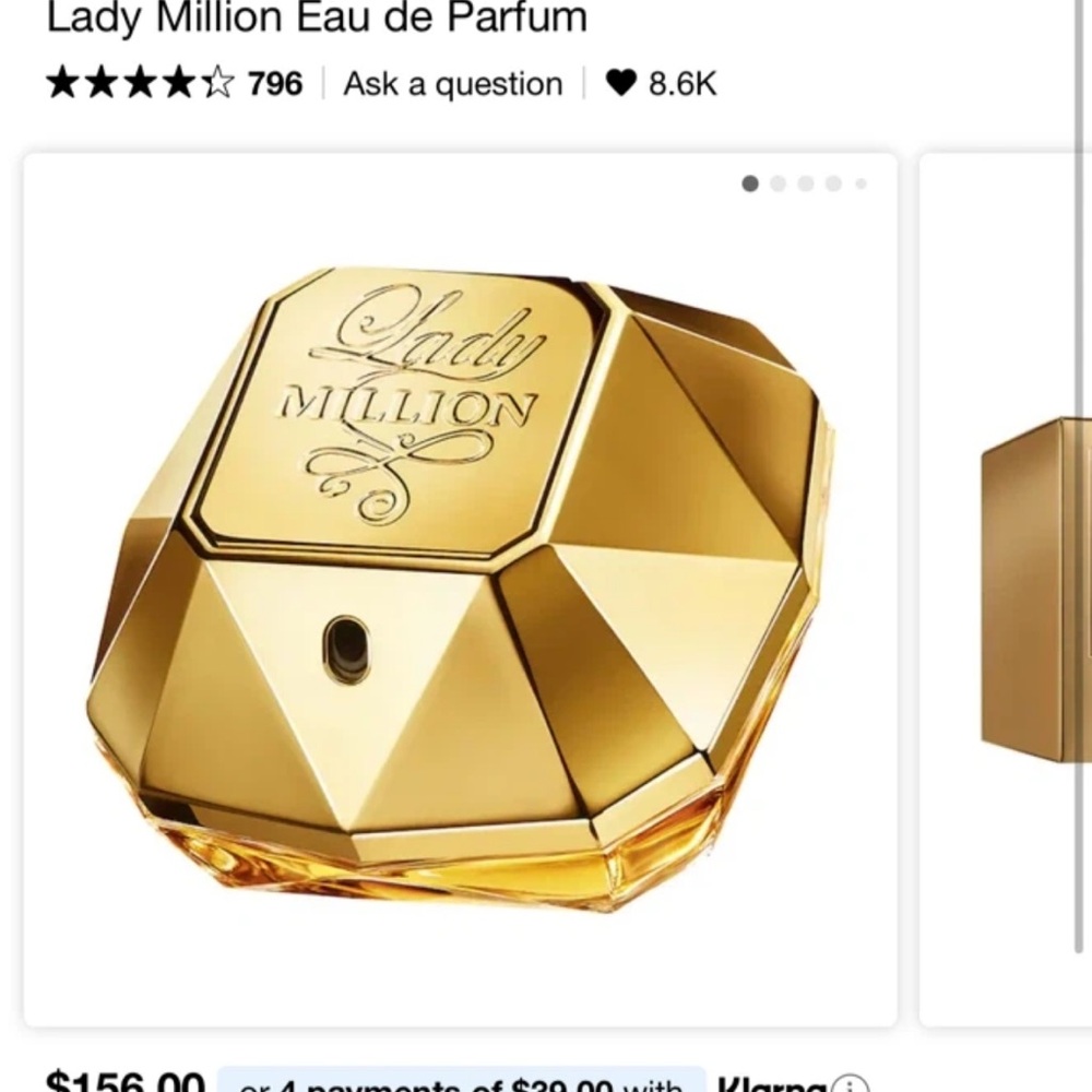 Paco Rabanne Lady Million Eau de Parfum - Gold